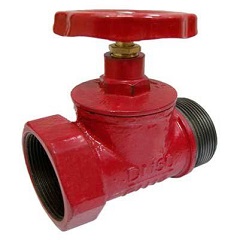 Клапан (вентиль) пожарный прямой КПК-50-2 муфта/цапка