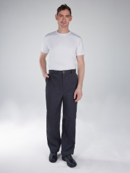 Костюм Фаворит-1 Премиум (тк.Смесовая,240) брюки, т.серый/св.серый