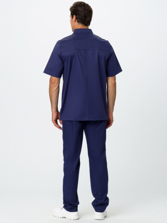 Костюм мужской Сансара-001 (тк.Смесовая,160) MedLine, т.синий