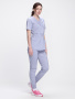 Костюм женский хирургический Модерн-004 (тк.Стрейч,120) MedLine, серый