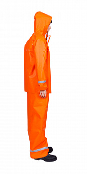 Костюм рыбака Fisherman`s WPL (500 гр/м2) оранжевый (ЧЗ)