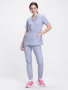 Костюм женский хирургический Модерн-004 (тк.Стрейч,120) MedLine, серый