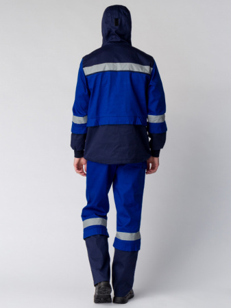Костюм Антигнус-1 СОП (тк.Саржа,220) брюки, т.синий/васильковый