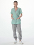 Костюм женский MedLine Арина (тк.Смесовая,120), серый/мятный