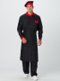 Костюм повара Шефирон® (тк.Смесовая,120), черный/красный