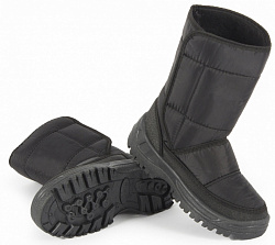 Сапоги женские Дутые Аляска ПВХ Step (арт.12-51-5), черный