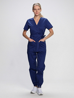 Костюм женский MedLine® Марго (тк.Смесовая,145), т.синий
