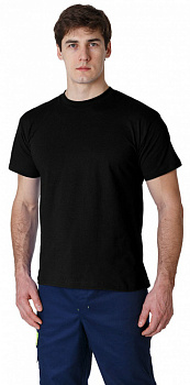 Футболка NEW (тк.Трикотаж,160), черный