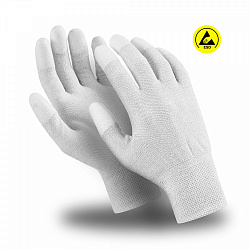 Перчатки Manipula Specialist® Микростатик (ESD) (нейл.+полиур.+медн.), MG-163