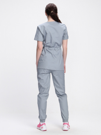 Костюм женский Стар-001 (тк.Коттон-Рич,130) MedLine, серый