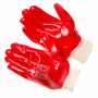 Перчатки Gward МБС ПВХ красные, Ruby100, PVC002