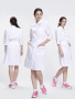 Халат женский 004 (тк.Смесовая,120) MedLine, белый
