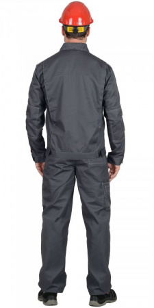 Костюм СИРИУС-ФАВОРИТ куртка, брюки т.серый со св.серым
