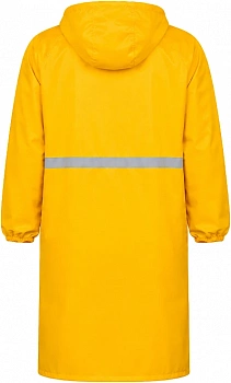 Плащ-дождевик желтый ПВХ 3XL (56-58) влагозащитный на молнии и кнопках SAMTOOLS