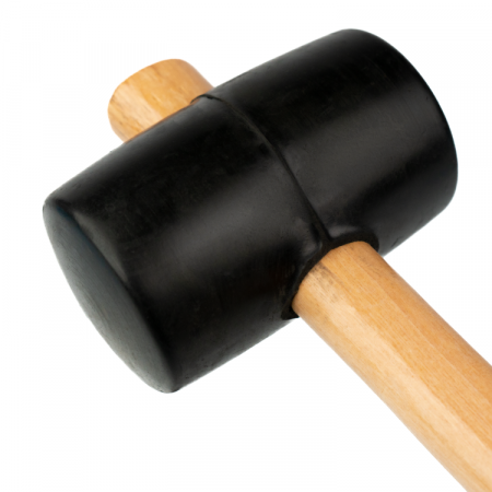 Молоток резиновый с деревянной ручкой 450 г Samtools