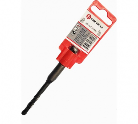 Бур по бетону SDS-plus 6х110 мм, Samtools