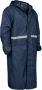 Плащ-дождевик синий ПВХ 3XL (56-58) влагозащитный на молнии и кнопках SAMTOOLS