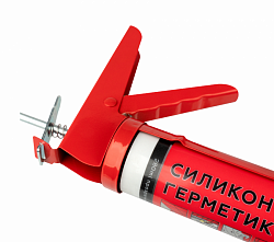 Герметик силиконовый строительный прозрачный 280 мл (325 г) Samfix