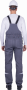 Полукомбинезон ТУРБО SAFETY летний, серый-чёрный-красный