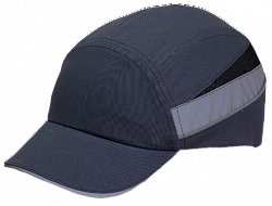 Каскетка РОСОМЗ™ RZ BIOT CAP (92210) темно-серая, светоотражающие полосы