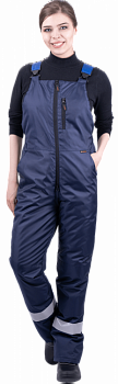 Костюм РОУД зимний, т/синий-василек, женский