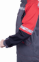 Куртка ХАЙ-ТЕК SAFETY летняя, серый-красный-черный