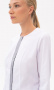 Халат КАРДИОЛОГИЯ, белый-серый