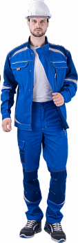 Куртка ТУРБО SAFETY летняя, василек-синий