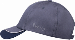 Бейсболка IFORM, серый-т.серый