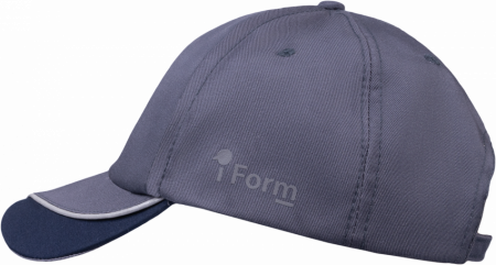 Бейсболка IFORM, серый-т.серый